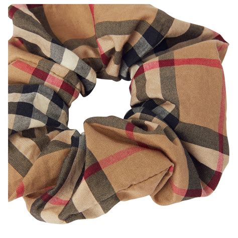 burberry hair scrunchie|vintage cotton scrunchie.